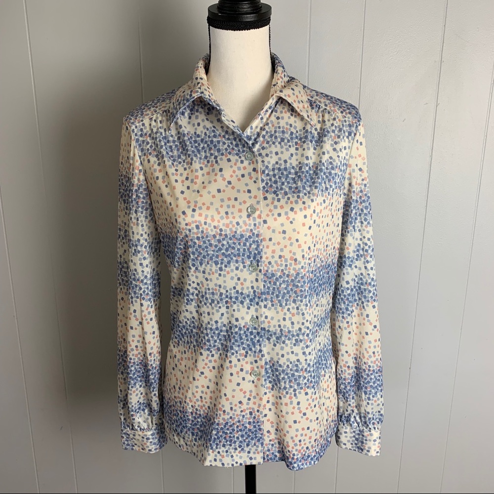 Vintage Stockton Polyester Shirt-M